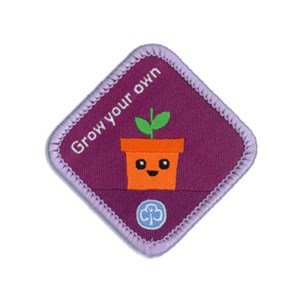 Brownies Grow your own Interest woven badge