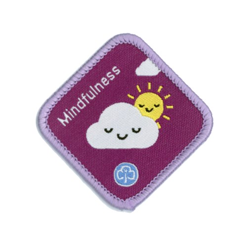 Brownies Mindfulness interest woven badge