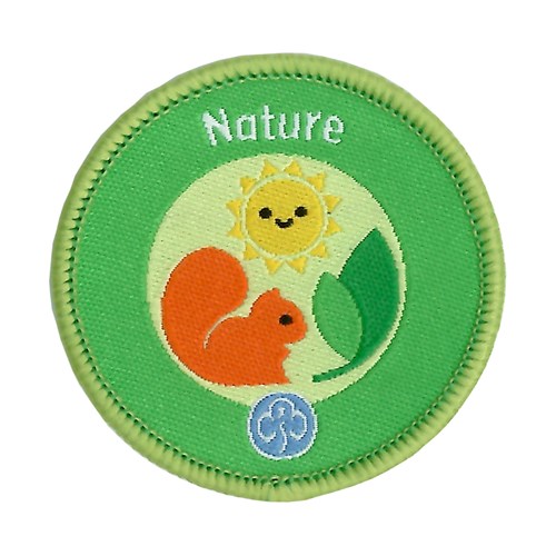 Rainbows Nature interest woven badge