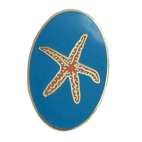 Patrol pin badge starfish