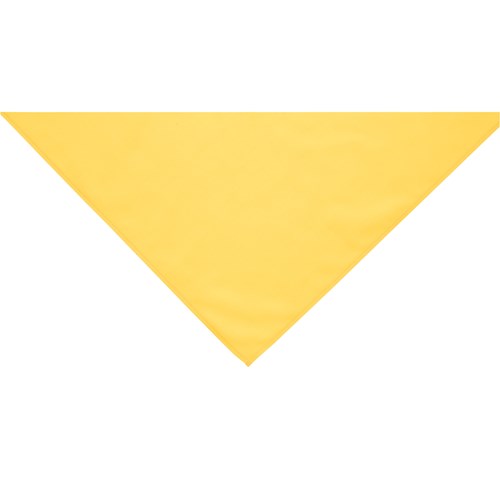 Yellow neckerchief scarf