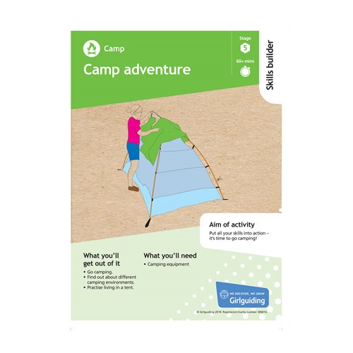 Camp skills builder stage 5 camp adventure activity resource