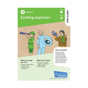 Explore skills builder stage 1 Exciting explorers activity resource