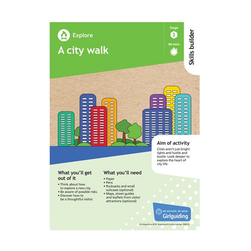 Explore skills builder stage 3 A city walk activity resource