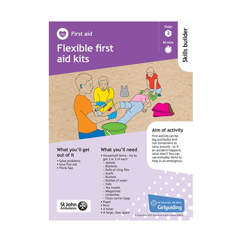 First Aid skills builder stage 3 Flexible first aid kits activity resource