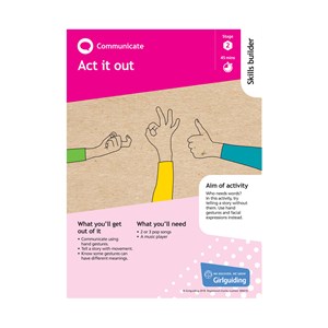 Communicate skills builder stage 2 Act it out activity resource