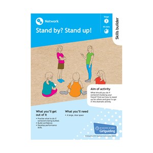 Network skills builder stage 3 stand by? Stand up activity resource