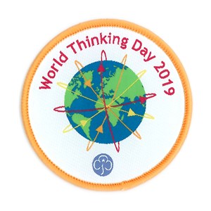 World Thinking Day 2019 woven badge