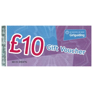 Girlguiding gift voucher £10