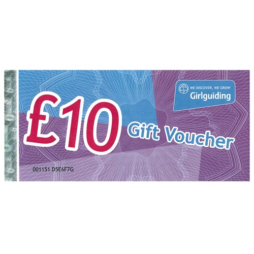 Girlguiding gift voucher £10