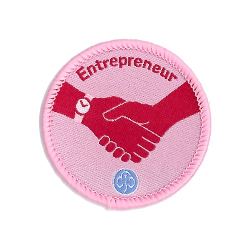 Guides Entrepreneur interest woven badge