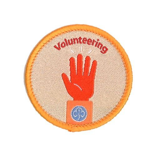 Rangers Volunteering interest woven badge