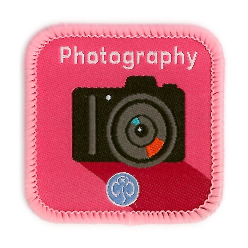 Guides Photography interest woven badge