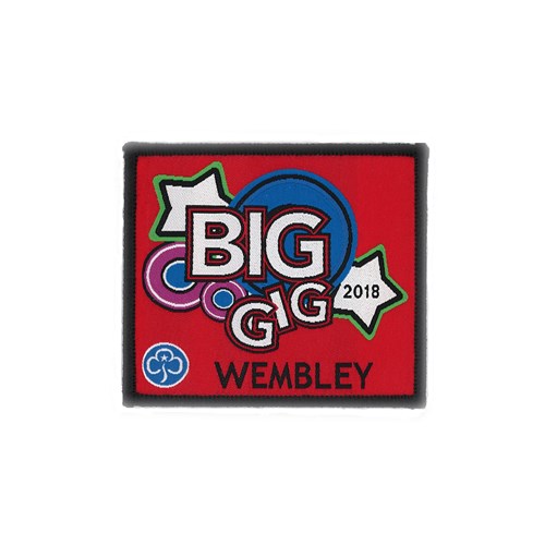 Big Gig 2018 woven badge