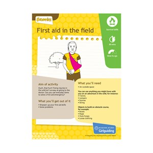 Brownies Unit Meeting Activity Have adventures First aid in the field