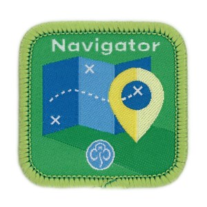 Guides navigator interest woven badge