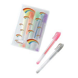 Rainbow 7pk gel pens in box