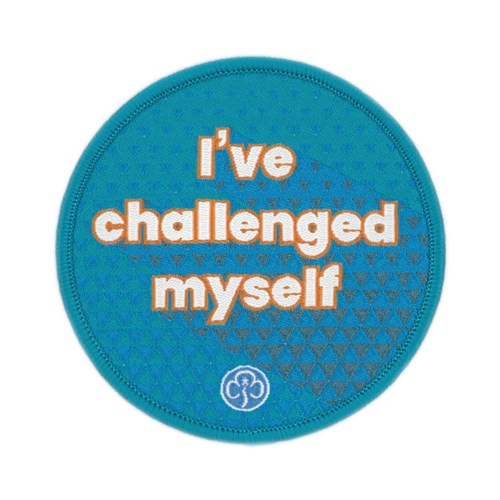 I've challenges myself Rangers woven badge