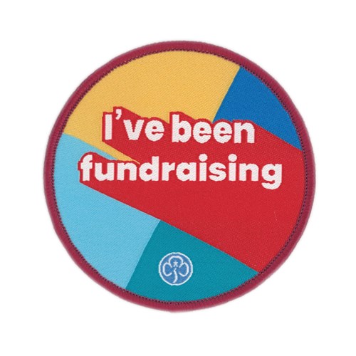 I've been fundraising multi section woven badge