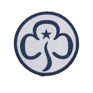 Young Leader trefoil promise woven badge