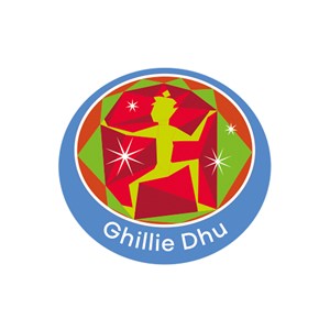 Ghillie Dhu emblem metal badge
