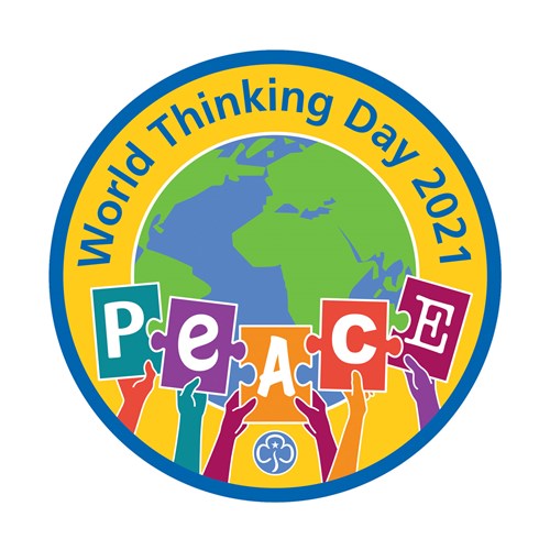 World Thinking Day 2021 woven badge
