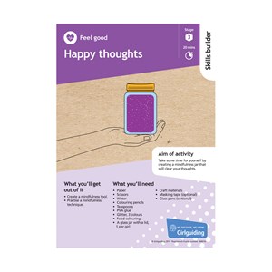 Happy thoughts skills builder