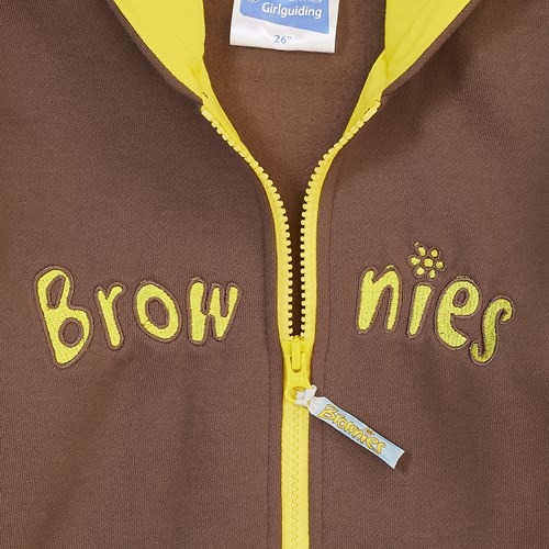 Brownies Zip Hoodie Detail