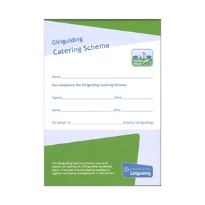 Catering scheme certificate