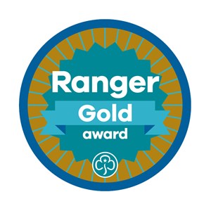 Gold award - Rangers woven badge