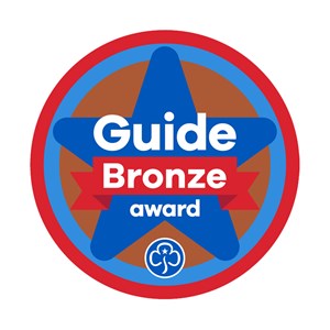 Bronze award - Guides woven badge