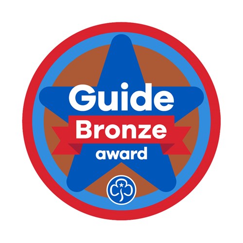 Bronze award - Guides woven badge