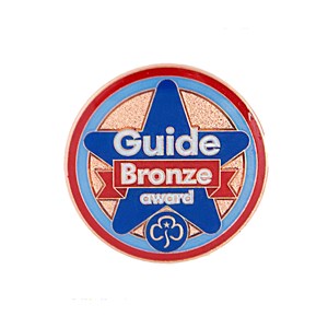 Bronze award - Guides metal badge