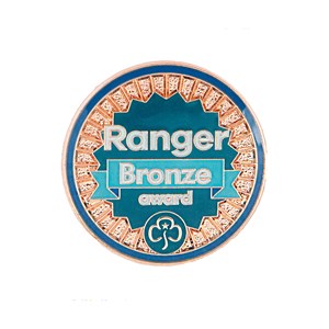 Bronze award - Rangers metal badge