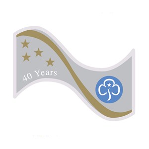 40 year service woven badge