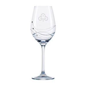Glitz wine glass - single