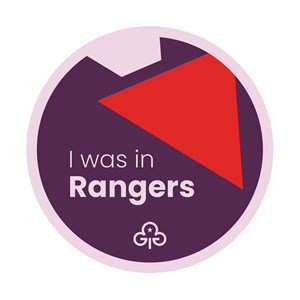 I was in Rangers woven badge