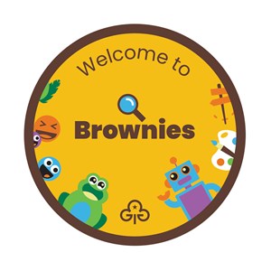 Welcome to Brownies woven badge