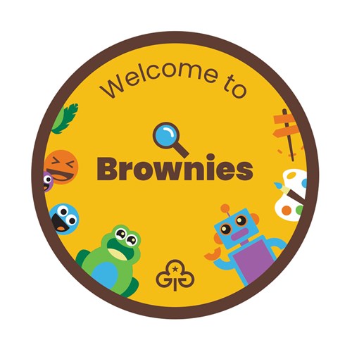 Welcome to Brownies woven badge