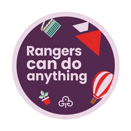 Rangers can do anything woven badge