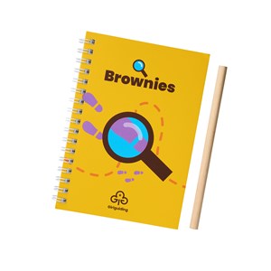 Brownies notepad and pencil set 
