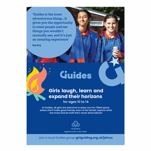 Guides recruitment poster