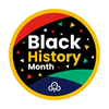 Black history month badge 