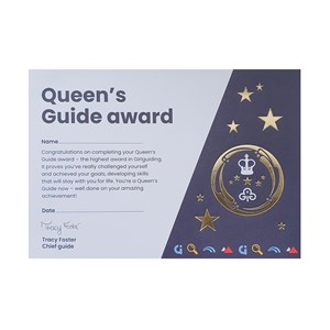  Queens Guide Certificate