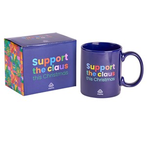 Support the Claus Christmas mug 