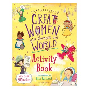 yellow  Fantastically great woman who changed the world activity book 
