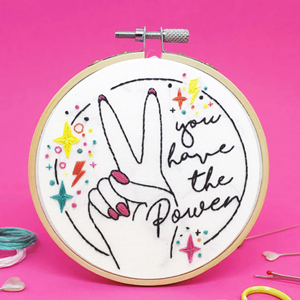 You have the power mini embroidery kit