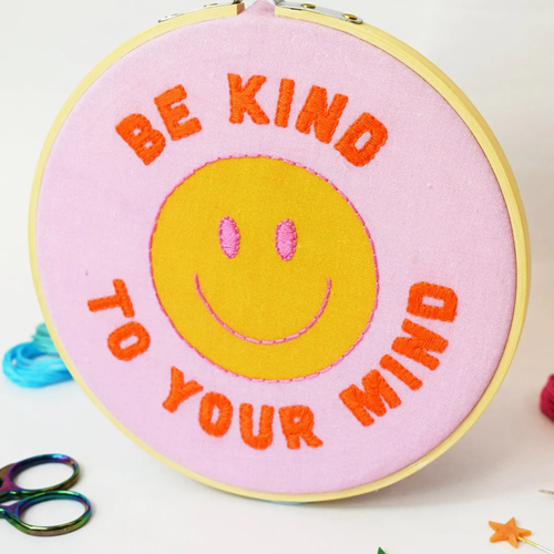 Be kind to your mind large embroidery kit 