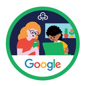 Google digital discovery woven badge (green)