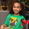 child wearing Brownies elf t-shirt 